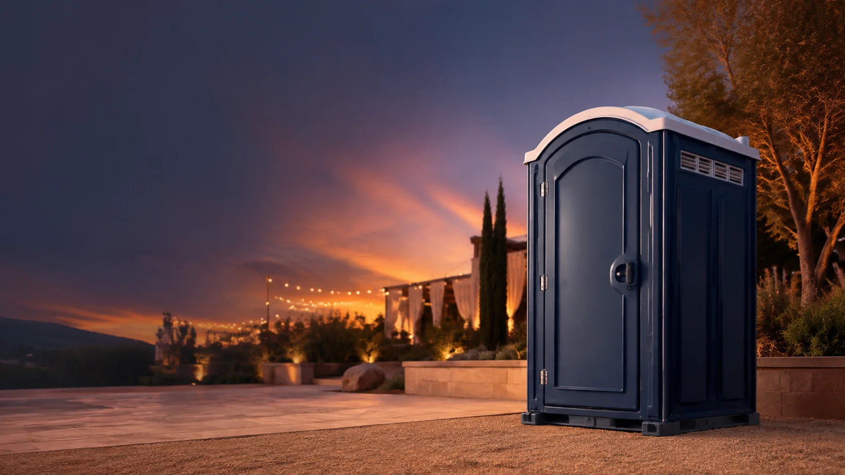 Portable restroom shown for rental planning in Scranton, PA